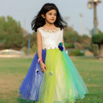 Rainbow Net Frock
