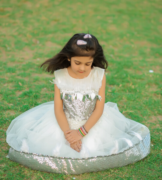 White Beauties Frock