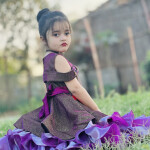 Barbei Purple Frock