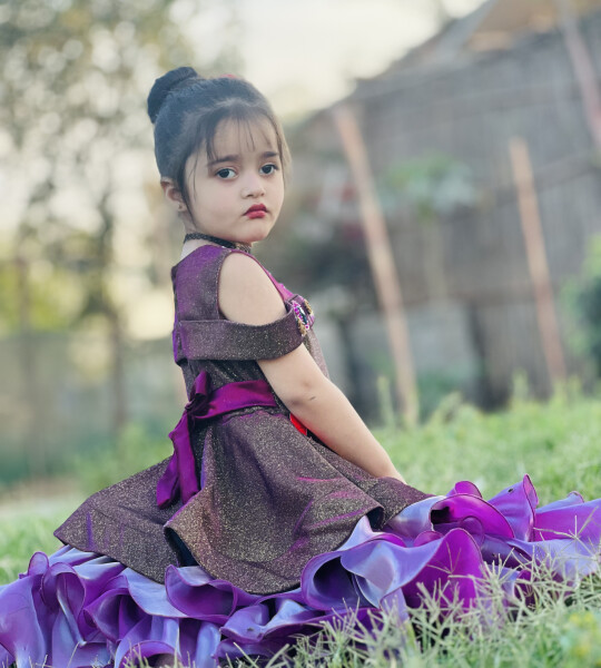 Barbei Purple Frock